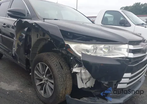 2018 Toyota Highlander Xle из США, поврежденный, VIN 5TDKZRFH8JS532868